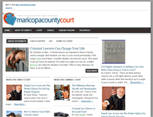Tablet Screenshot of maricopacountycourt.net
